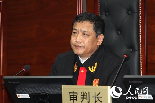 北京市第四中级人民法院吴在存在法庭上。