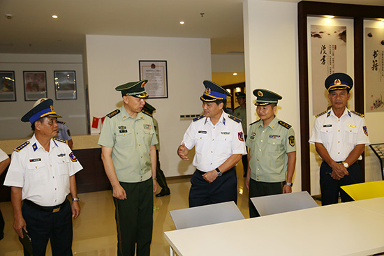 越南海警司令访问上海海警