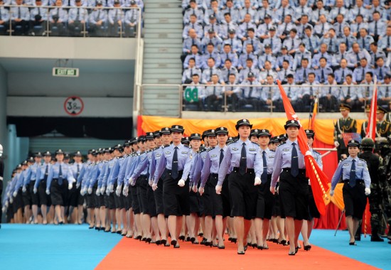 组图:广州亚运会安保工作誓师大会在穗举行 (3